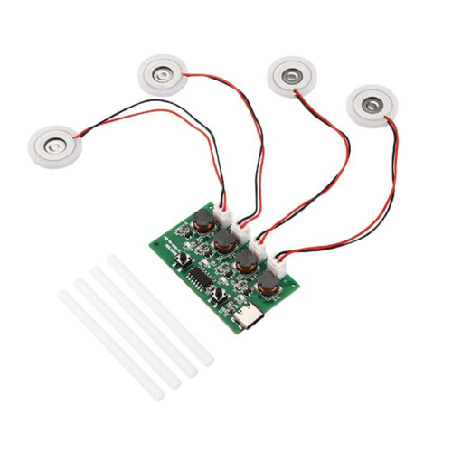 DC5V Type-C  Humidifier DIY Kits Mist Maker and Driver Circuit Board 4 Fogger Atomization Film Atomizer Sheet 1