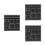 3Stk Graphit Gussform Metallgießform Labor Schwarz Langlebig Effizient 10