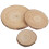 6Pièces Coasters Bois Beige Ronds Protection Table Maison Élégante 10