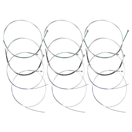 48Pièces Cordes De Violon Argentées En Nickel, Kit Complet DIY Stable