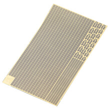 2Stk Goldfarbene Pe Geländer Leiter Für 1:700 Modellkriegsschiff DIY