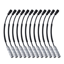 24Pièces Fils Allumage Silicone Auto Performants Accessoires