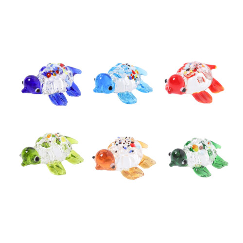 42Pièces Décorations Tortue En Assorties Pour Aquarium Jardin