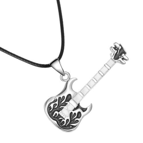 2Pièces Guitar Neck Noir Accessoire Mode Hip-Hop