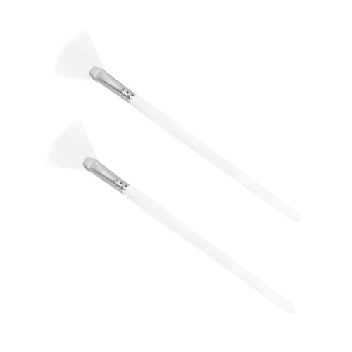 4Pièces Brosse Ventilateur Blanche Pour Application Facial