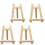 8Pièces Chevalets Table En Bois Khaki Lisse Pour Rangement 1