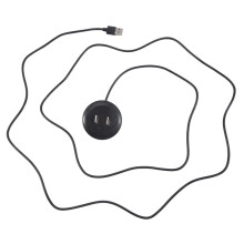 Desktop Hole Embedded USB Hub Type-C USB Charger 3 in 1 Splitter