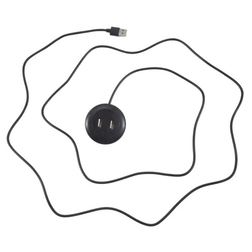 Desktop Hole Embedded USB Hub Type-C USB Charger 3 in 1 Splitter