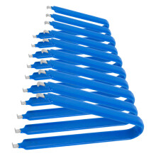10Pièces Outils Insertion Et Extraction Fusible Auto Acier Bleu
