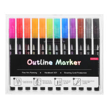 60Pièces Stylos Gel Pailleté Couleurs Assorties Pour