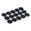 15 Paper Billiard Spot Stickers 35mm 1