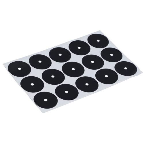 15 Paper Billiard Spot Stickers 35mm