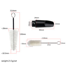 2Pièces Embouts Saxophone Soprano Polyvalents Avec Brosse Nettoyante