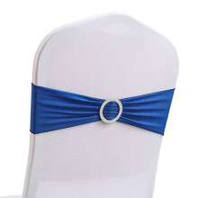 50 St Elastisk Stolknut BröLlopsdekoration SpäNne Sashes Bakstycke Hotell Hemsits Elegant Modern Banddekor, B