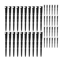 100 Stuks Irrigatiedruppelsteunpalen 1/4 Inch Universele Druppelleidingen Slangslang Druppelirrigatieslang Slangslanghouder