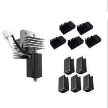 Heat Sink Hotend Kit for Centauri Carbon Detachable Heating Block Throat Kit with Nozzle Brushes Silicone Cover