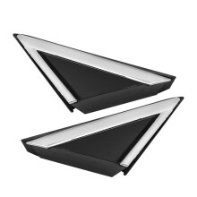 1 Pair Rearview Mirror Corner Triangle Cover Trim Panel 22774040 22774041 for SRX 2010-2016