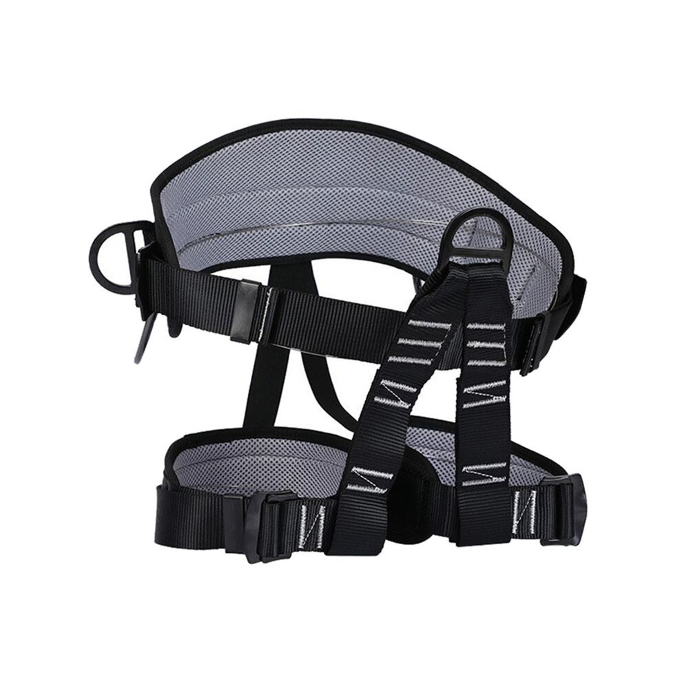 Professional Safety Belt Harness Aerial Work Safety Harness Lanyard Back Half High-Altitude Rock Black White 6031602090704