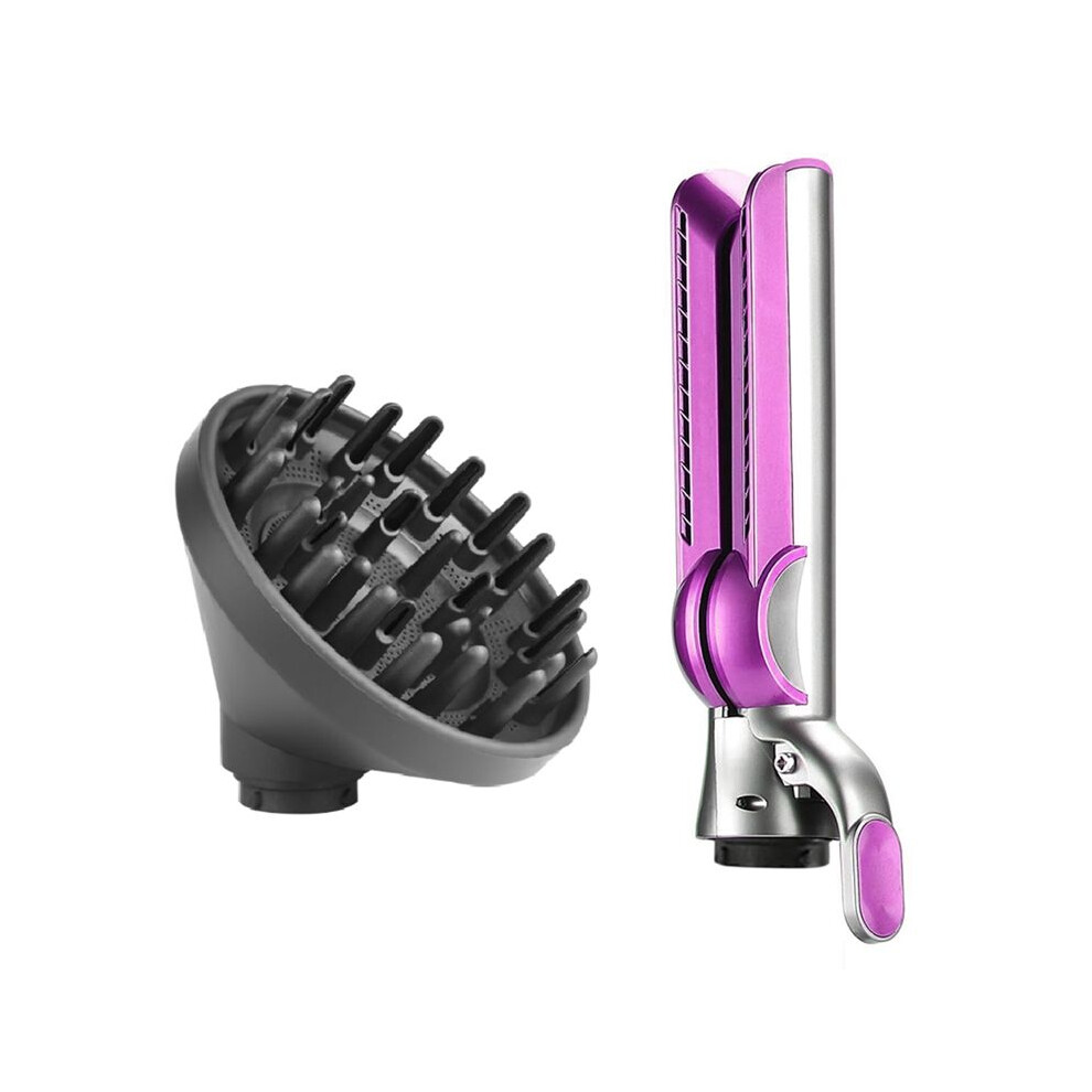 Saudism For Airwrap Styler Hs01 Hs05 Hs08 Diffuser & Straightener Attahcments For Smooth Hair Style And Hair Curling A