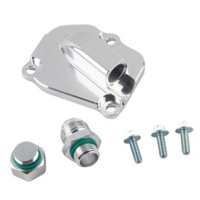 Timing Chain Tensioner Oil Return Plate Cover Drain Kit AN10 for K20 K20A K20Z / K24 K24A Engines