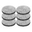 6st MicroDisc Vattenfilter för  Fill och Go Vattenfilterflaskor Karaffer, Vattenfilter MicroDisc Reduce Chlorine 2
