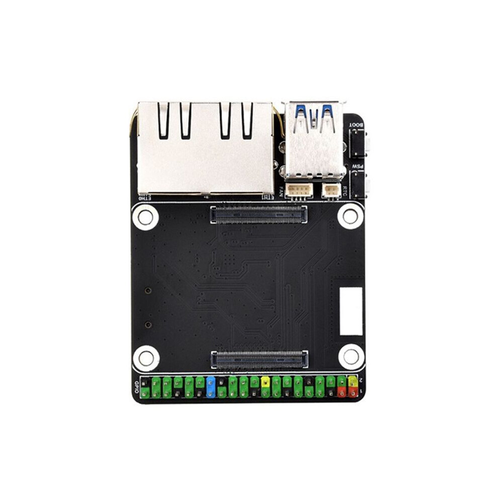 Cm5-Dual-Eth- Expansion Board Cm5 Expansion Board With 40 Gpio For Raspberry Pi Compute Module 5 6032793096902