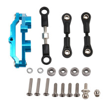 Conjunto de DireçãO de Manivela de Rolamento de Liga de AlumíNio para TT02 TT-02 TT02D TT-02D 1/10 RC AcessóRios de AtualizaçãO de Carro