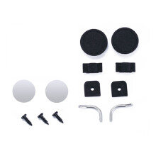 para WPL D12 1:10 RC CamióN Coche Piezas de ActualizacióN Accesorios decoracióN de Espejo Retrovisor de SimulacióN de Acero Inoxidable