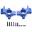 Kit di Sterzo Anteriore per Auto RC In Scala 1/10 per  4-TEC DRIFT per  MUSTANG RC, Accessori per Auto, Blu 1