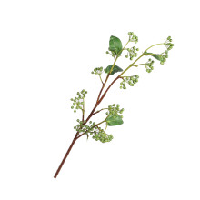 Künstlicher Wildobstzweig grün, 82cm