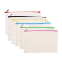 12 Pcs Multifonctionnel CosméTique Sac Maquillage Pochettes avec Fermeture ÉClair Toile Sac Crayon Poche  Trousse de Toilette pour DIY