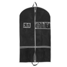 Anzugtasche für die Reise, AnzugträGer für Herren, Atmungsaktiver Kleidersack mit 2 Netztaschen und 1 PVC-Tasche für Den Reiseschrank