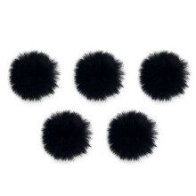 For  WIRELESS GOII Microphone Hair Cover  GOII Windproof Multifunctional Noise Reduction Microphone Cover,5PCS A