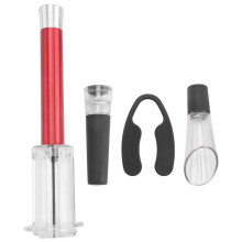 Air Pump Wine Bottle Opener Air Pressure Vacuum Red Wine Stopper Beer Lid Stainless Steel Opener Corkscrew Out Tools