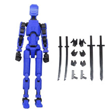 Fun 13 Action Figure 3D-Geprint Meervoudig Beweegbaar T13-Actiefiguur, Uniek 13 Action Figure Decoratieve Dummy, E