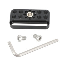 Universal Cheese Plate Quick Release Baseplate with 3/8inch -Style Mount for DIY Camera Rig Configurations