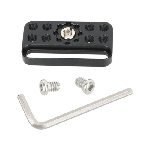 Universal Cheese Plate  Quick Release Baseplate with 3/8inch -Style Mount for DIY Camera Rig Configurations