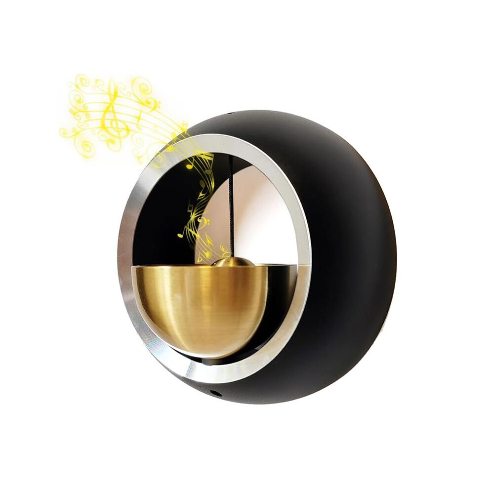 Shopkeepers Bell For Door Opening,Door Chime For Business When Entering Magnetically-Attached Bells For Door Black 4711371806400