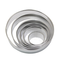 Round Cookie Cutter Set,6 Stainless Steel Biscuit Cutters Bakings Tools for Pastry, Donuts, Fondant