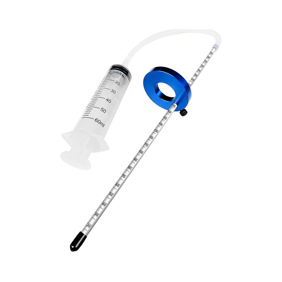 Melitt Adjustable Fork Oil Level Measurement Gauge Tool For Motorcycle, Stable Shape C Adjuster, 300Mm Markings, 60Ml Capacity