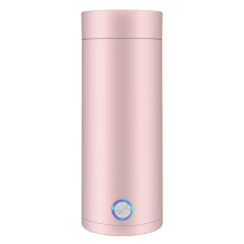 400ML Small PortableTravel Kettle 304 Stainless Steel Food Grade Fast Boil and Auto Shut Off Heating Mug US Plug B