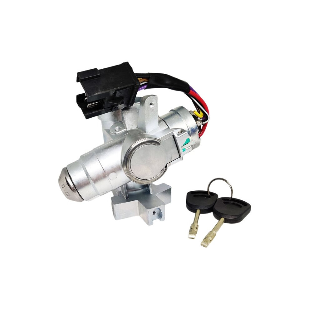 Car Steering Ignition Lock Housing 1053774 98Vb3675ab For Transit Mk3 Mk4 Mk5 1985-2000 Silver/Black 4712291714745