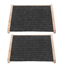 2PiÚces Rampe Bois Pour Animaux D'intérieur Avec Surface Antidérapante