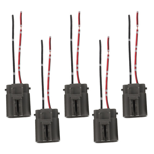 25Pcs Car Alternator Two-Pin Adapter Plastic Alloy Socket Connector