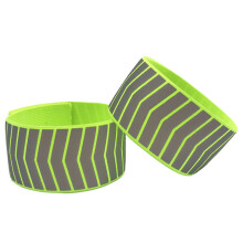 6Pièces Brassards Fluorescents Vert Pour Course