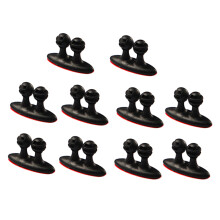 32Pièces Clips De Câbles Noir Multiples Usage Pour Maison Et