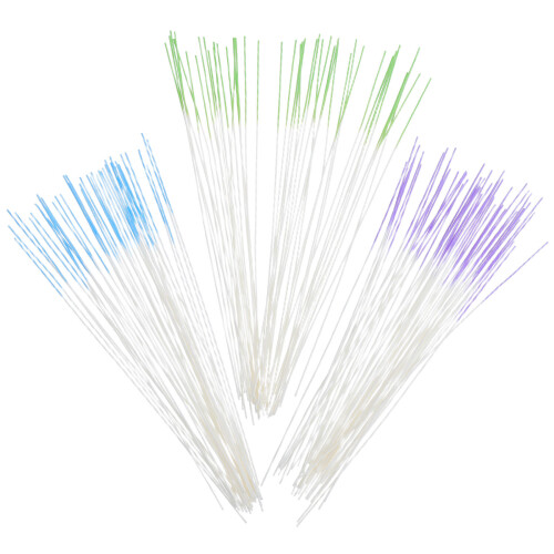 900Pcs Assorted Color Ear Piercing Hole Cleaners Disposable Floss Kit