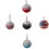Boule Cristal Pendentif Décor Auto Original 1