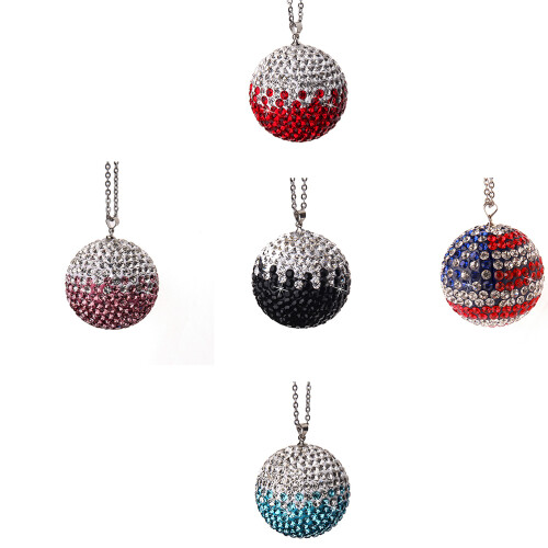 Boule Cristal Pendentif Décor Auto Original