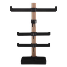 Multi Eyewear Storage Rack Wood Plastic Bike Gear Organizer